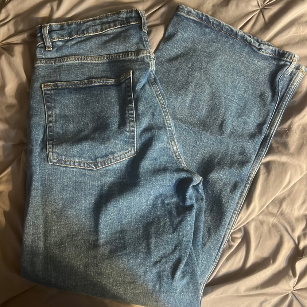 Primary Demin Co. flare Jeans